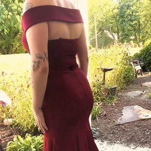 Burgundy Formal Gown